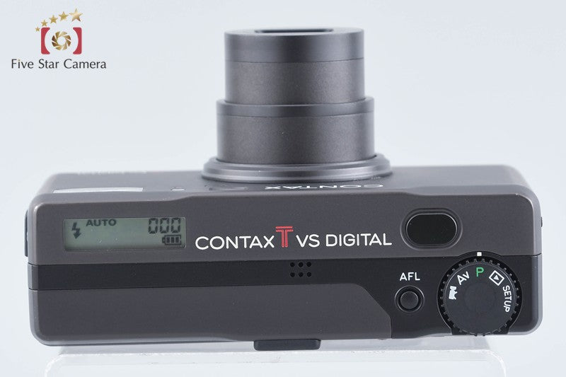 CONTAX TVS DIGITAL Titanium Black 5.0 MP Digital Camera from Japan