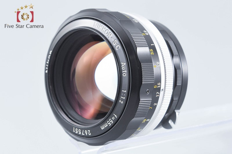Nikon NIKKOR-S.C Auto 55mm f/1.2 Non Ai Lens from Japan