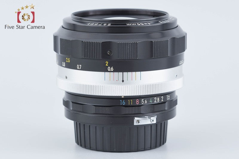 Nikon NIKKOR-S.C Auto 55mm f/1.2 Non Ai Lens from Japan