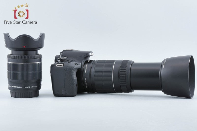Canon EOS Kiss X7 / Rebel SL1 / 100D 18.0 MP 18-55 55-250 Lenses from Japan