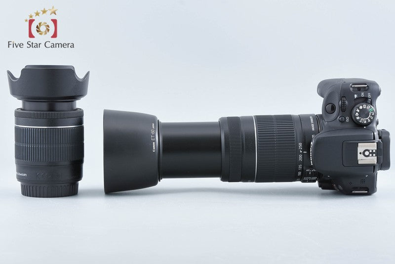 Canon EOS Kiss X7 / Rebel SL1 / 100D 18.0 MP 18-55 55-250 Lenses from Japan