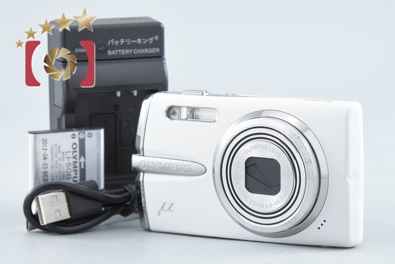 Olympus μ1020 Lily White 10.1 MP Digital Camera from Japan