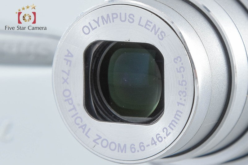 Olympus μ1020 Lily White 10.1 MP Digital Camera from Japan