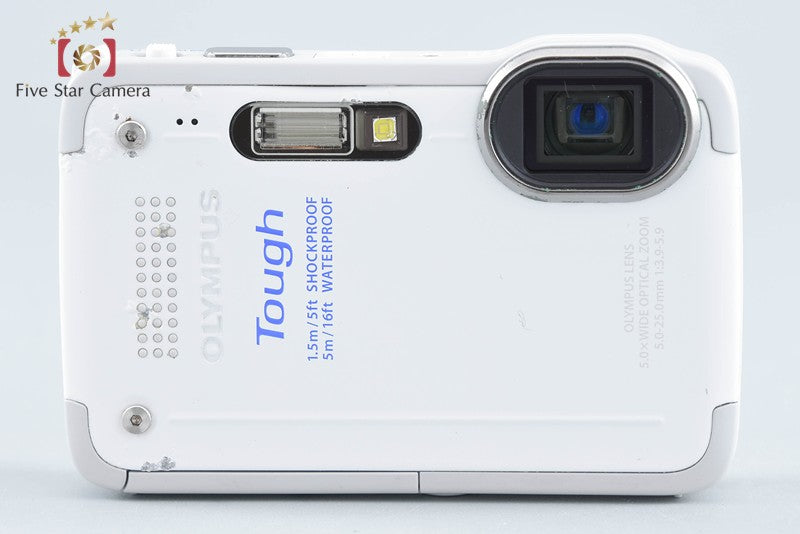 Olympus Stylus TG-630 Tough White 12.0 MP Waterproof Digital Camera from Japan