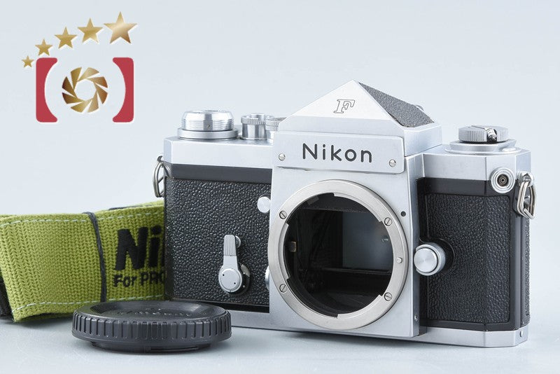 Nikon F Eye Level Silver Mid Model 35mm SLR Film Camera Body from Japan