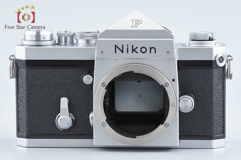 Nikon F Eye Level Silver Mid Model 35mm SLR Film Camera Body from Japan