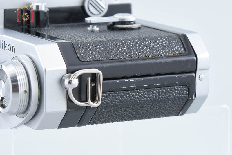 Nikon F Eye Level Silver Mid Model 35mm SLR Film Camera Body from Japan