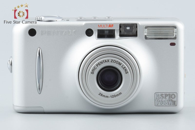 Pentax ESPIO 120SWII Silver 35mm Point & Shoot Film Camera from Japan