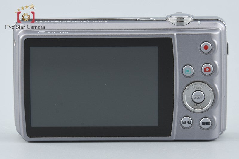 CASIO EXILIM ZOOM EX-Z270 Gray 10.1 MP Digital Camera from Japan