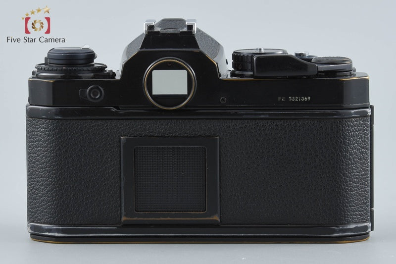 Nikon FE Black 35mm SLR Film Camera Body from Japan
