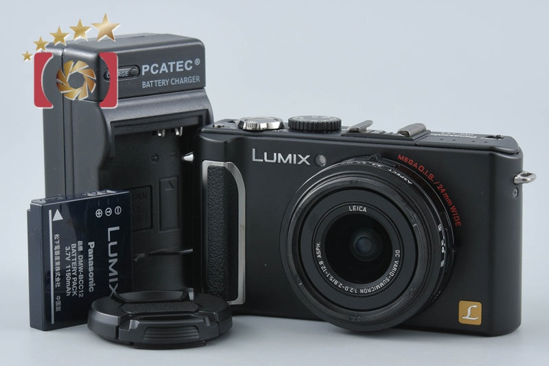 Panasonic LUMIX DMC-LX3 Black Digital Camera [Japanese Language Only] from Japan