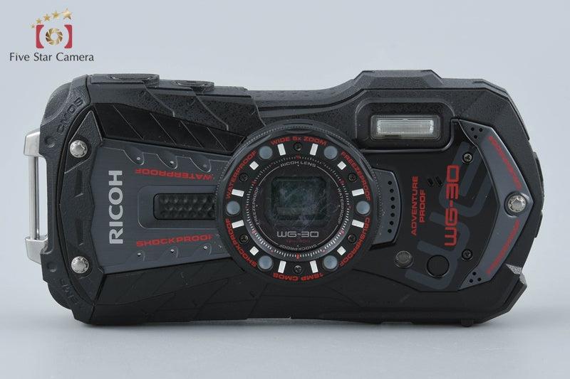 Ricoh PENTAX WG-30 Black 16.0 MP Waterproof Action Camera from Japan
