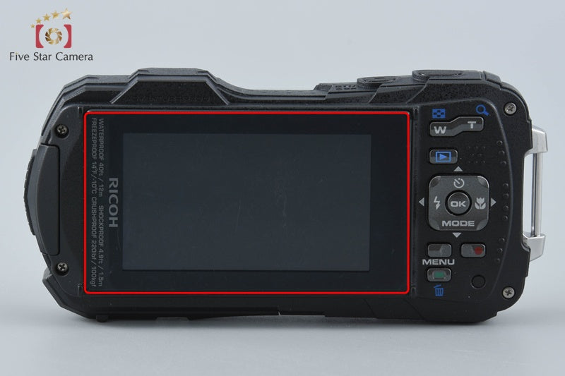 Ricoh PENTAX WG-30 Black 16.0 MP Waterproof Action Camera from Japan