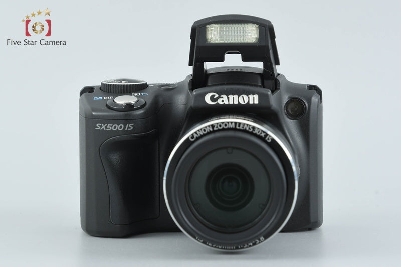 Canon PowerShot SX500 IS Black 16.0 MP Digital Camera w/ Box from Japan