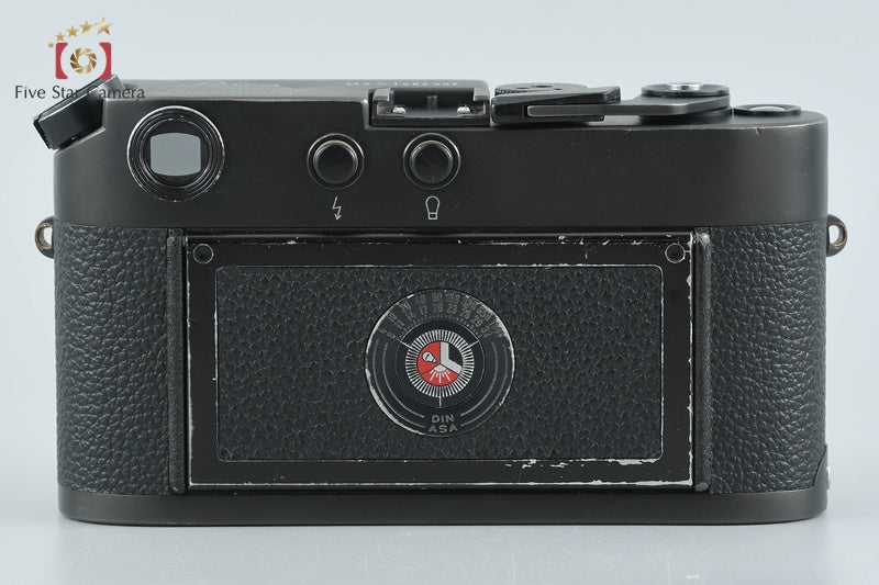 Leica M4 Black Chrome Rangefinder Film Camera Body from Japan