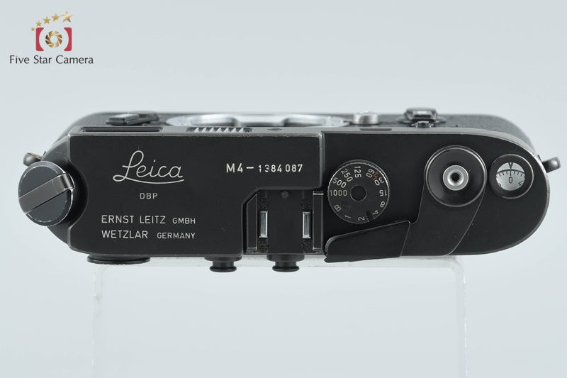 Leica M4 Black Chrome Rangefinder Film Camera Body from Japan