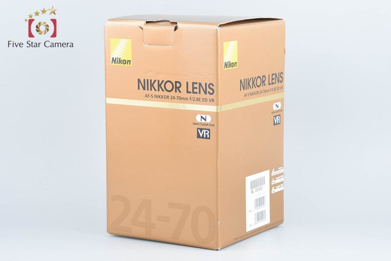 Nikon AF-S NIKKOR 24-70mm f/2.8 E ED VR w/ Box from Japan