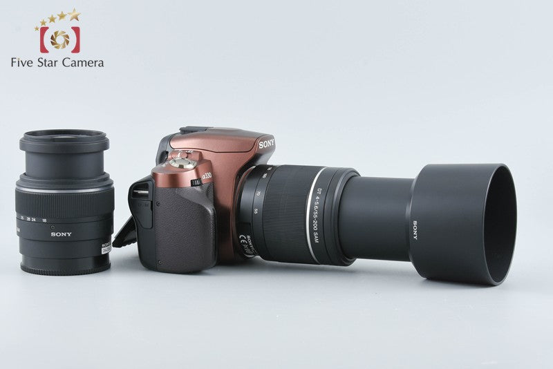 SONY α300 DSLR-A300 DSLR 18-55 55-200 Lenses [Japanese Language Only] from Japan
