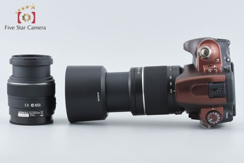 SONY α300 DSLR-A300 DSLR 18-55 55-200 Lenses [Japanese Language Only] from Japan