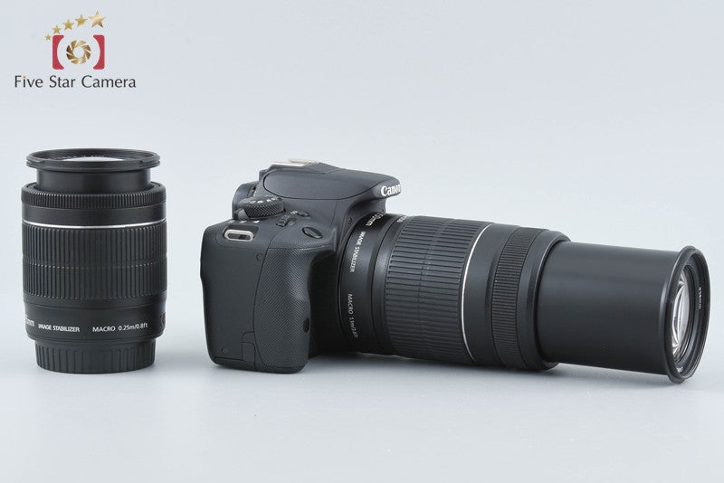 Canon EOS Kiss X7 / Rebel SL1 / 100D 18.0 MP 18-55 55-250 Lenses from Japan