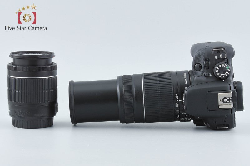 Canon EOS Kiss X7 / Rebel SL1 / 100D 18.0 MP 18-55 55-250 Lenses from Japan