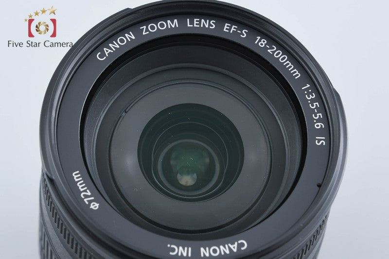 Canon EF-S 18-200mm f/3.5-5.6 IS from Japan