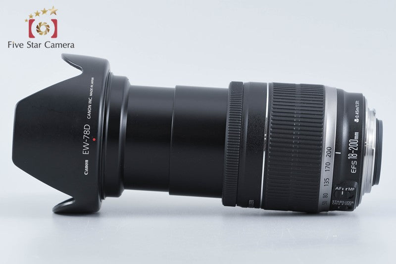 Canon EF-S 18-200mm f/3.5-5.6 IS from Japan