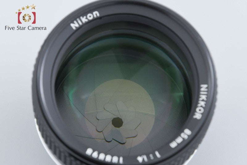 Nikon Ai-S NIKKOR 85mm f/1.4 2026.09 Overhauled!! from Japan