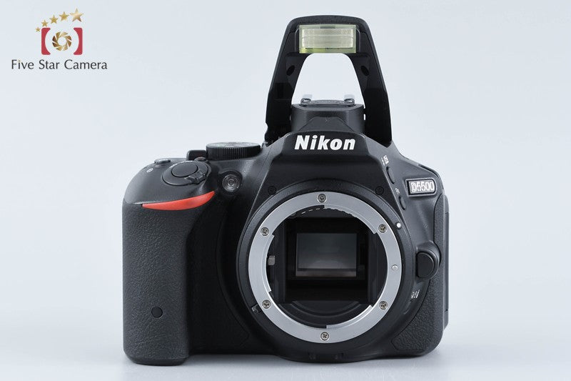 Nikon D5500 Black 24.2 MP DSLR Camera 18-55 55-300 VR Lenses w/ Box from Japan