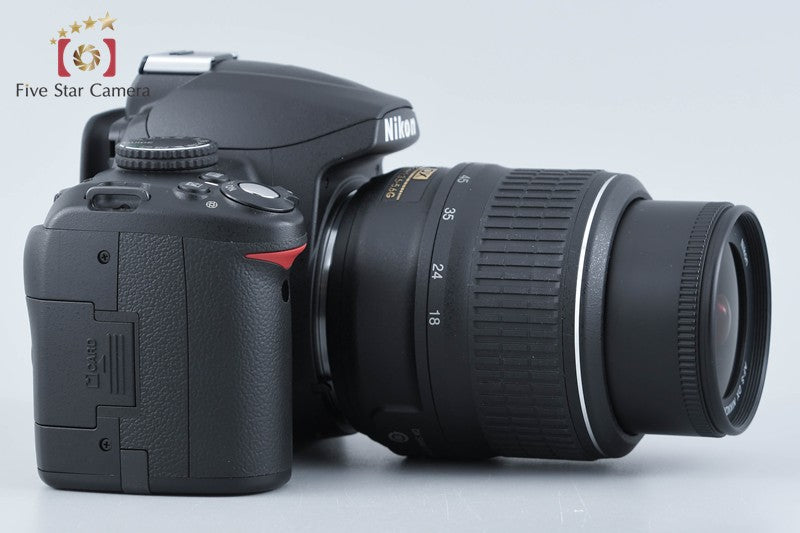 "Count 255" Nikon D3000 10.2 MP Digital SLR Camera 18-55 Lens from Japan