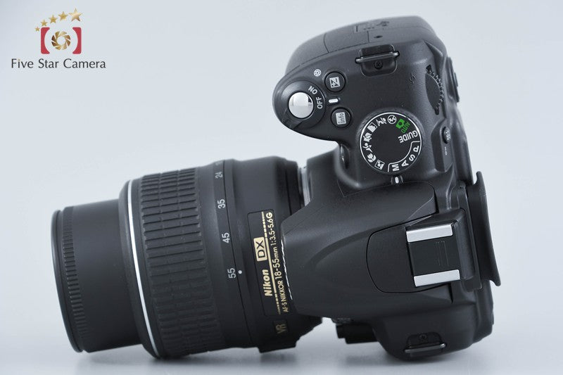 "Count 255" Nikon D3000 10.2 MP Digital SLR Camera 18-55 Lens from Japan