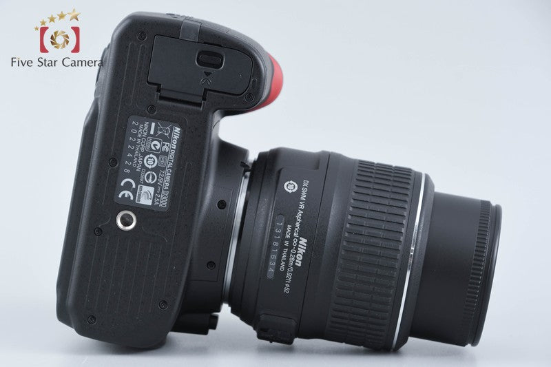"Count 255" Nikon D3000 10.2 MP Digital SLR Camera 18-55 Lens from Japan