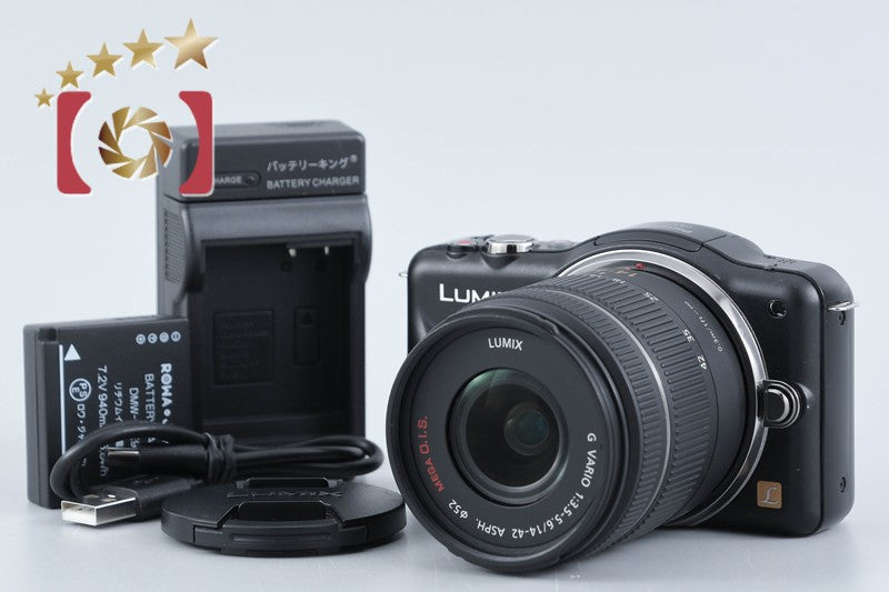 Panasonic LUMIX DMC-GF3 Black 14-42 Lens [Japanese Language Only] from Japan