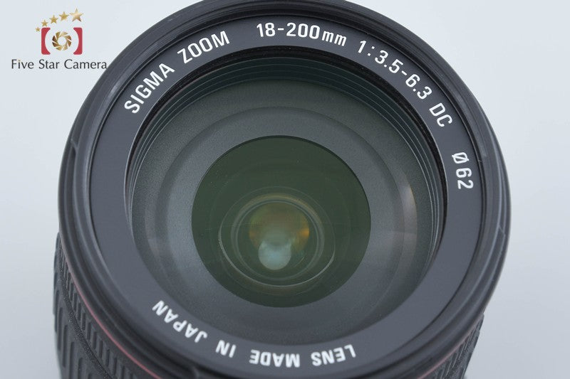 SIGMA 18-200mm f/3.5-6.3 DC for Canon from Japan