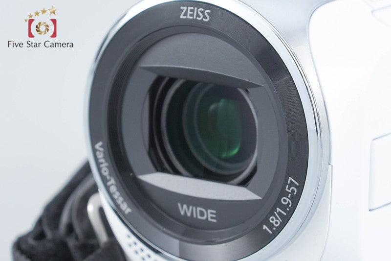 Sony HDR-CX470 White Digital HD Camcorder [Japanese Language Only] from Japan