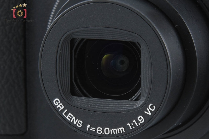 "Count 313" Ricoh GR Digital IV Black 10.0 MP Digital Camera from Japan
