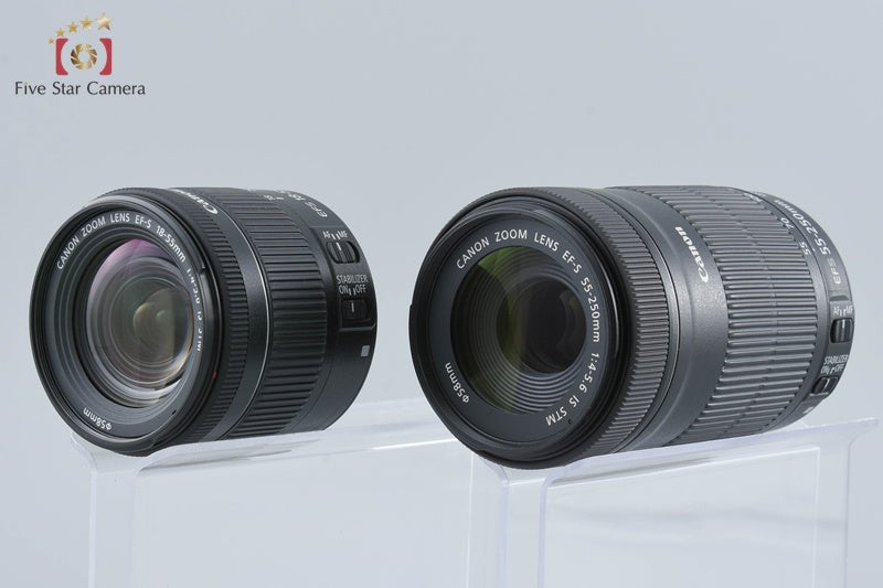 Canon EOS Kiss X10 / Rebel SL3 / 250D / 200DII 18-55 55-250 Lenses from Japan