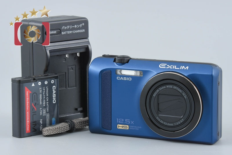 Casio EXILIM EX-ZR200 Blue 16.1 MP Digital Camera from Japan