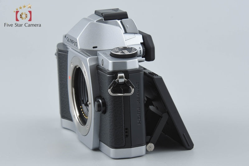 "Count 1,527" Olympus OM-D E-M5 Silver 16.0 MP Digital Camera Body from Japan