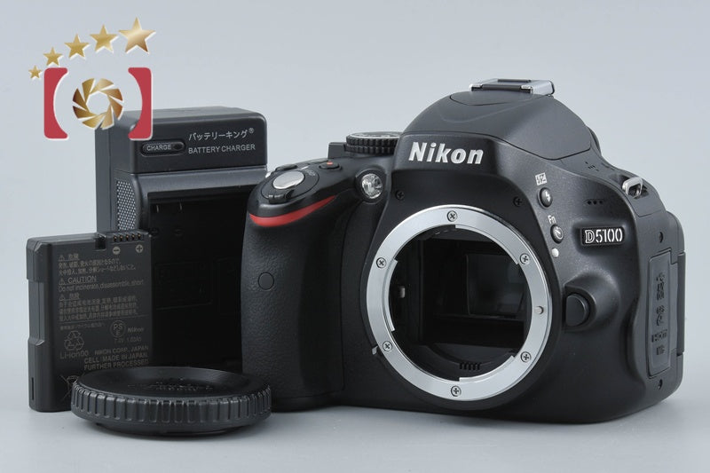 "Shutter count 2,504" Nikon D5100 16.2 MP SLR Digital Camera Body from Japan