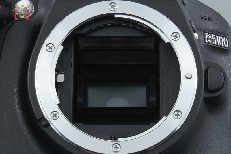 "Shutter count 2,504" Nikon D5100 16.2 MP SLR Digital Camera Body from Japan