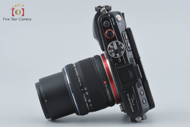 "Count 894" Olympus PEN Lite E-PL6 Black 16.1 MP 14-42 Lens from Japan