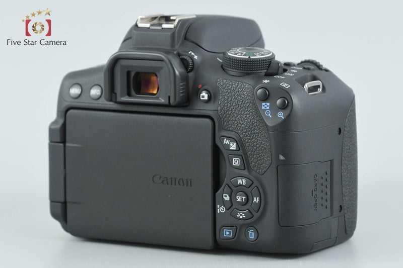 Canon EOS Kiss X8i / Rebel T6i / 750D 24.2 MP DSLR EF-S 18-55 Lens from Japan