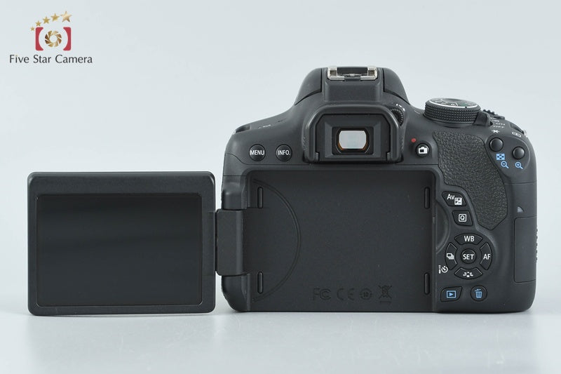 Canon EOS Kiss X8i / Rebel T6i / 750D 24.2 MP DSLR EF-S 18-55 Lens from Japan