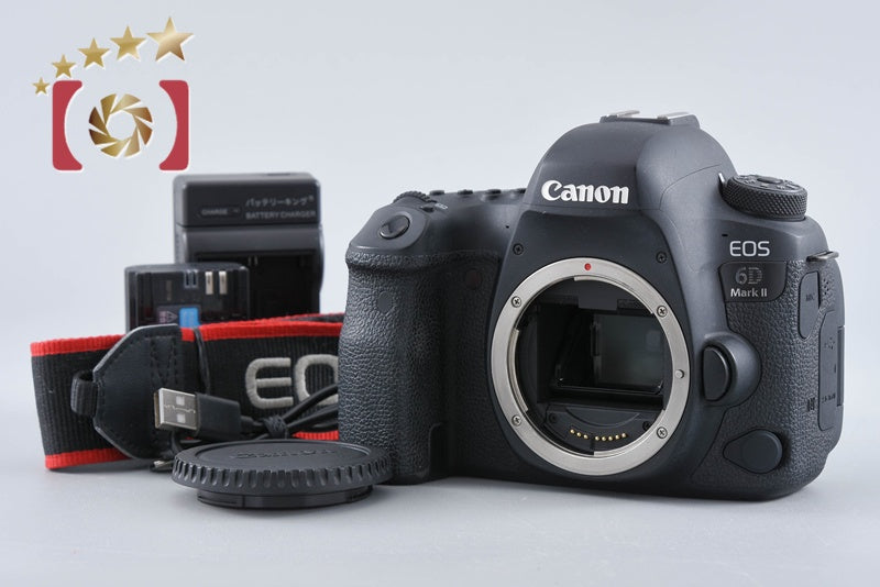 Canon EOS 6D Mark II 26.2 MP Full Frame Digital SLR Camera body from Japan