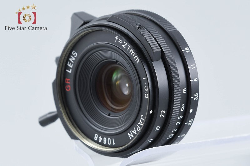 Ricoh GR Lens 21mm f/3.5 Black L39 LTM Leica Thread Mount from Japan