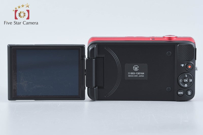 Nikon COOLPIX S6600 Raspberry Red 16.0 MP Digital Camera w/ Box from Japan