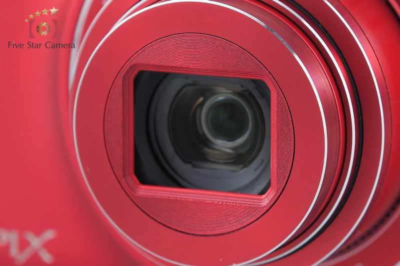 Nikon COOLPIX S6600 Raspberry Red 16.0 MP Digital Camera w/ Box from Japan