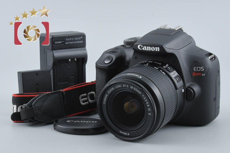 "Count 1,495" Canon EOS Rebel T7 / X90 / 2000D 24.1MP DSLR 18-55 Lens from Japan