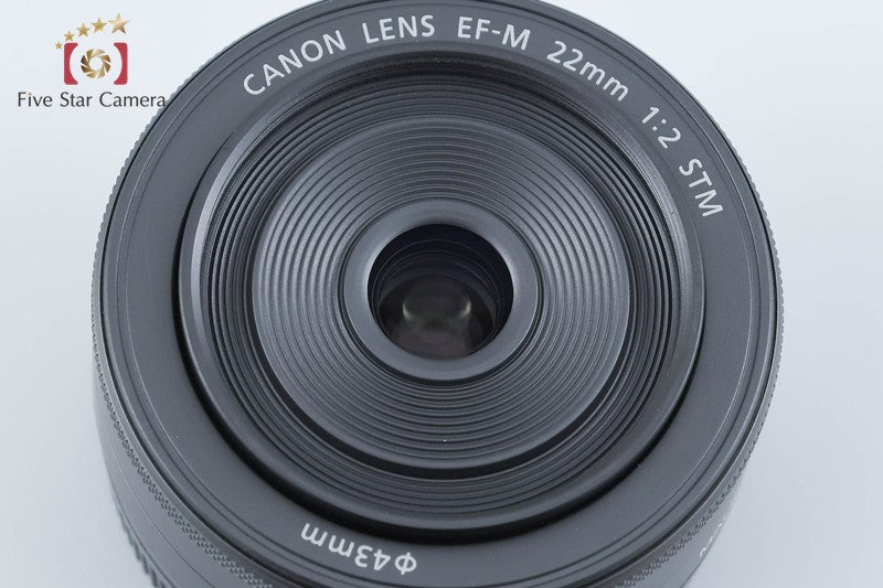 Canon EF-M 22mm f/2 STM Black from Japan